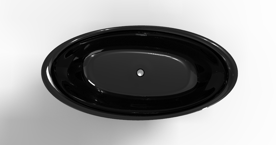 Evos Boutiques 67 in Black BathTub zoomed in