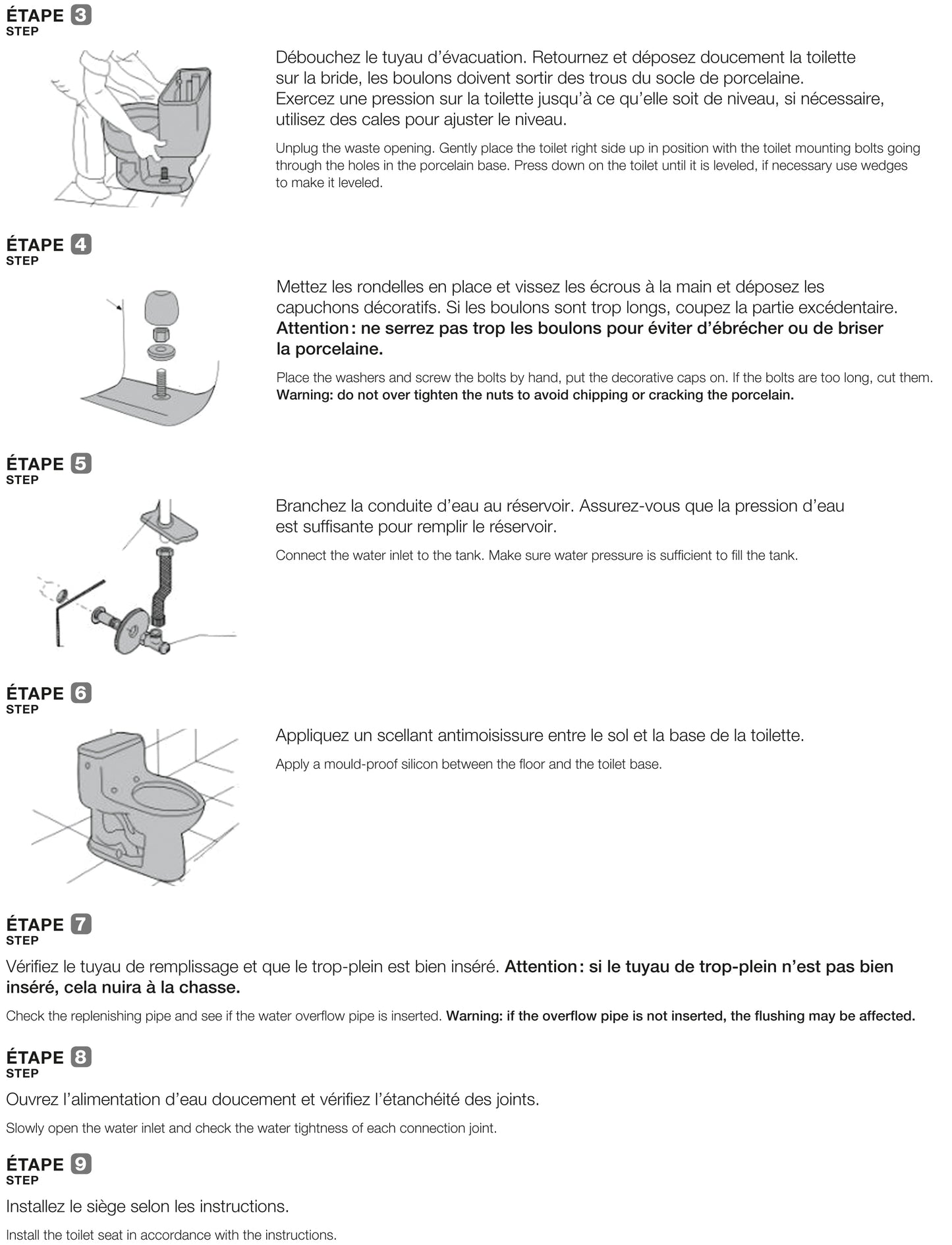 Evos Boutiques toilet diagram part 2