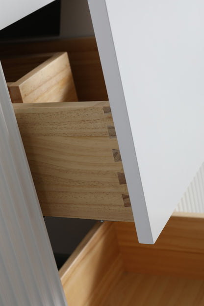 Evos Brand Vanité Alba opened drawers close side view