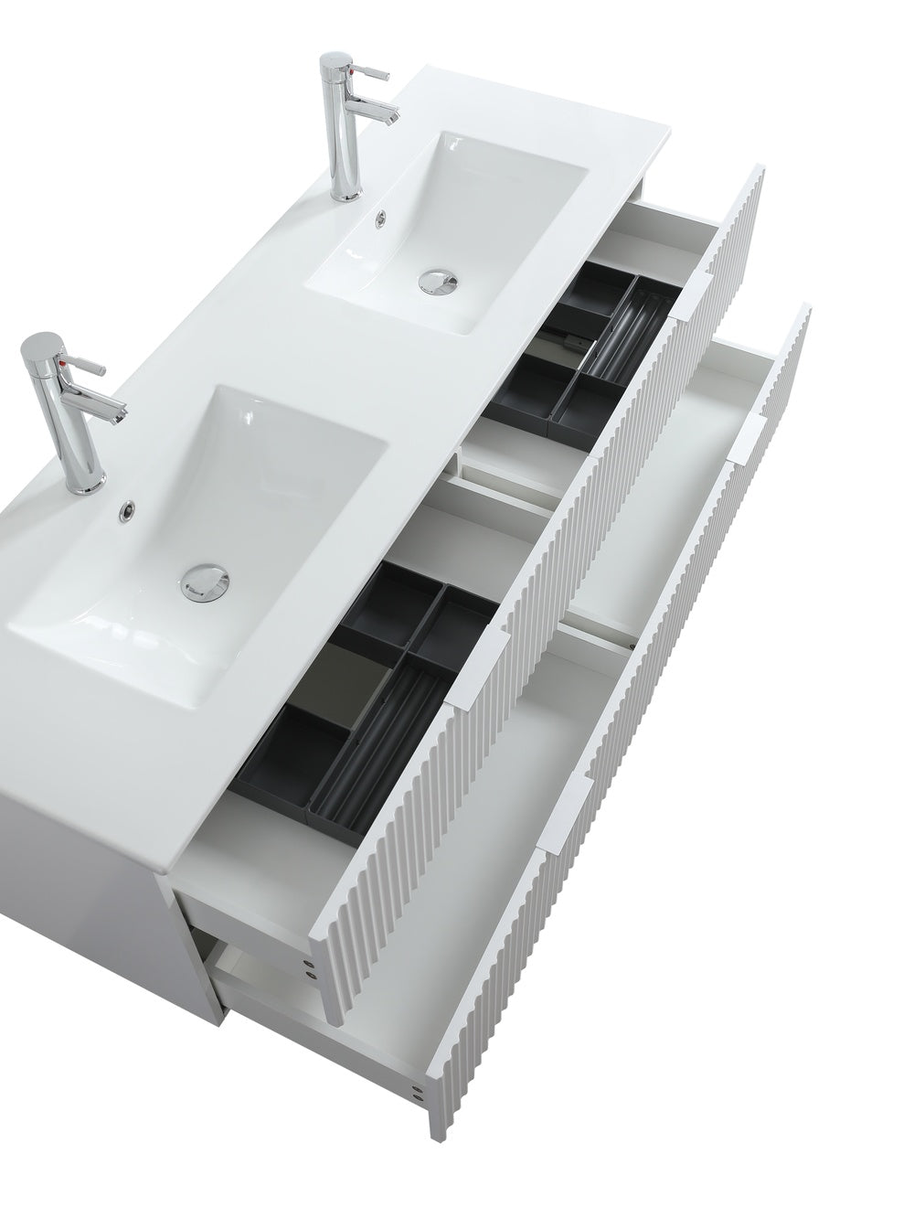 Evos_Brand_Vanity_Unik_Double Vanity Open Drawers