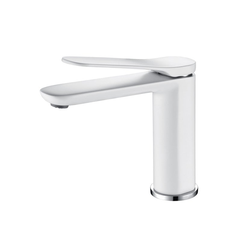 Schéma du robinet chromé et blanc Evos Boutiques